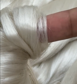 denier raw silk threads