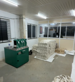 Silk Hank Pressing / Bundling Machine